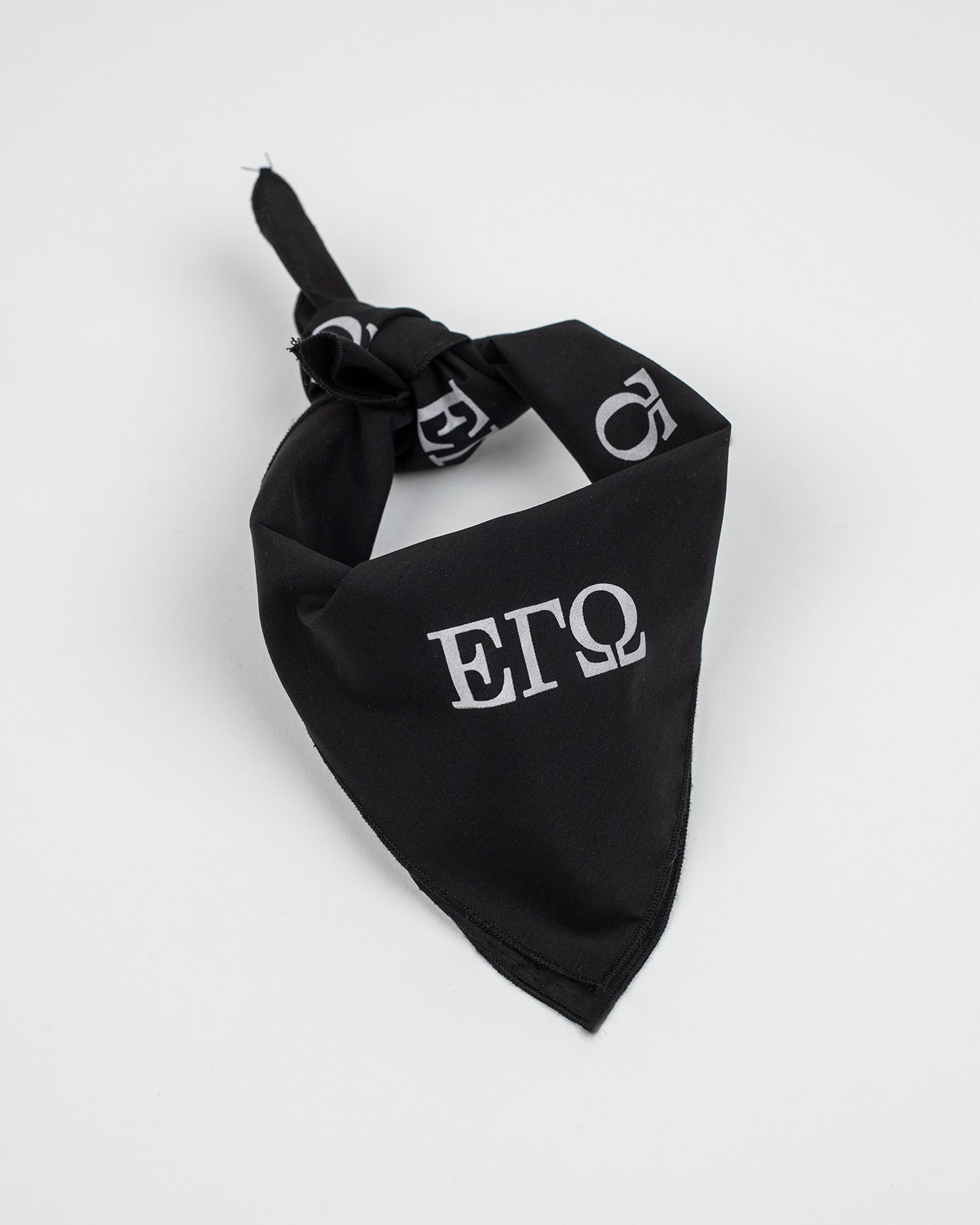 Black full print bandana