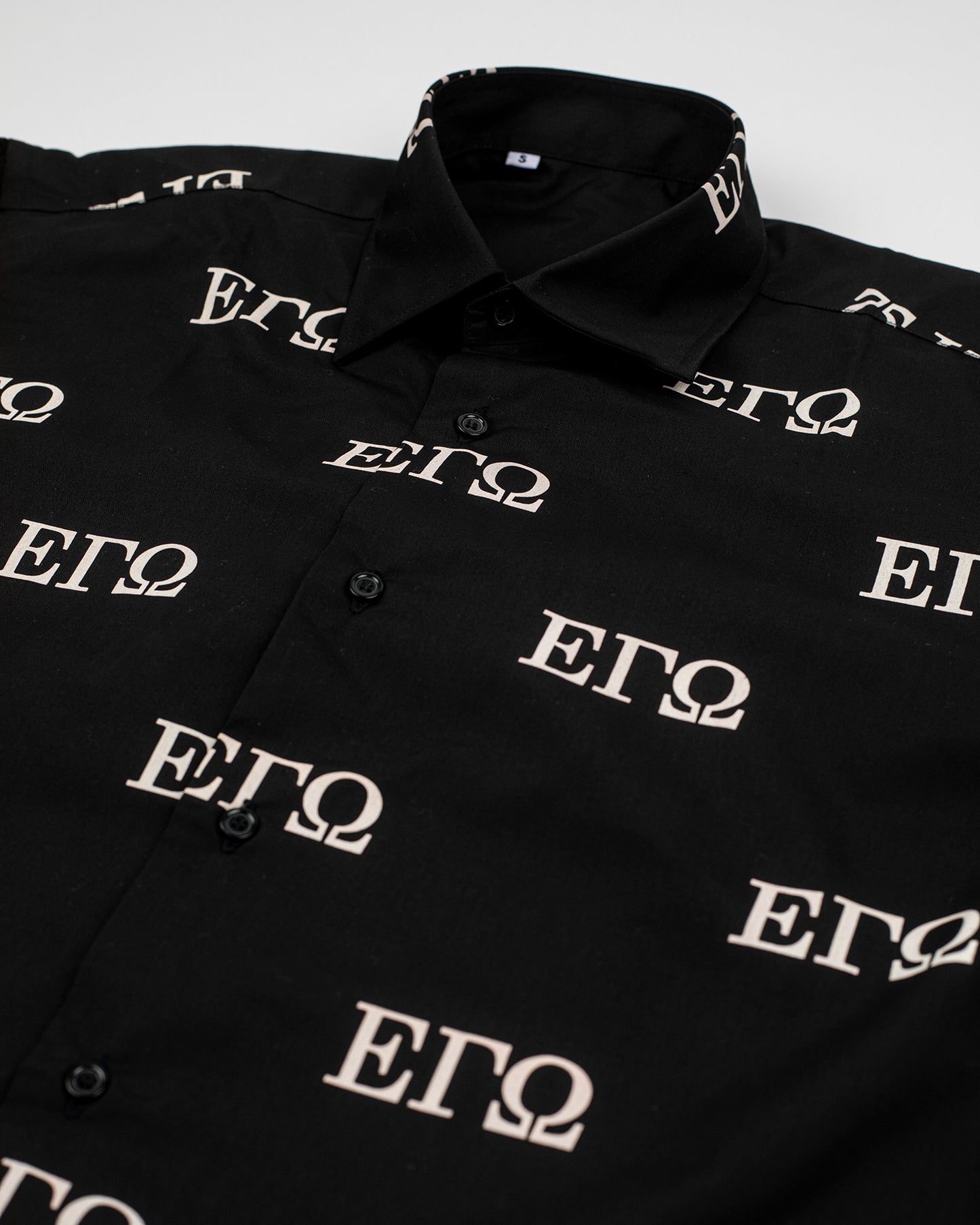 Black full print shirt