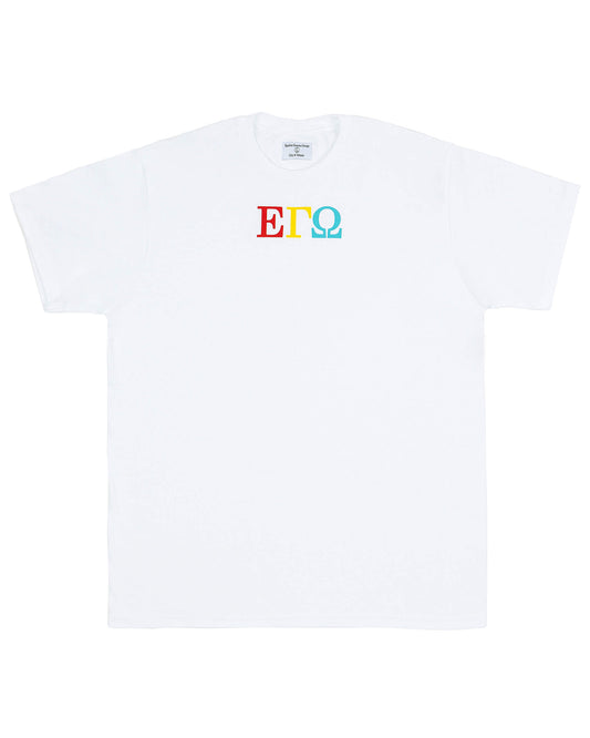 The White colored t-shirt