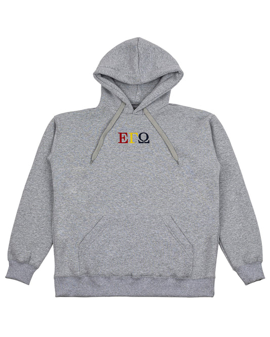 The grey hoodie