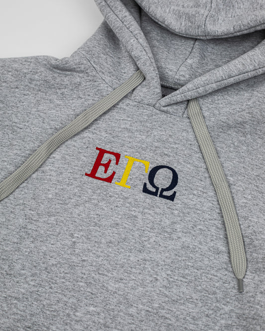 The grey hoodie