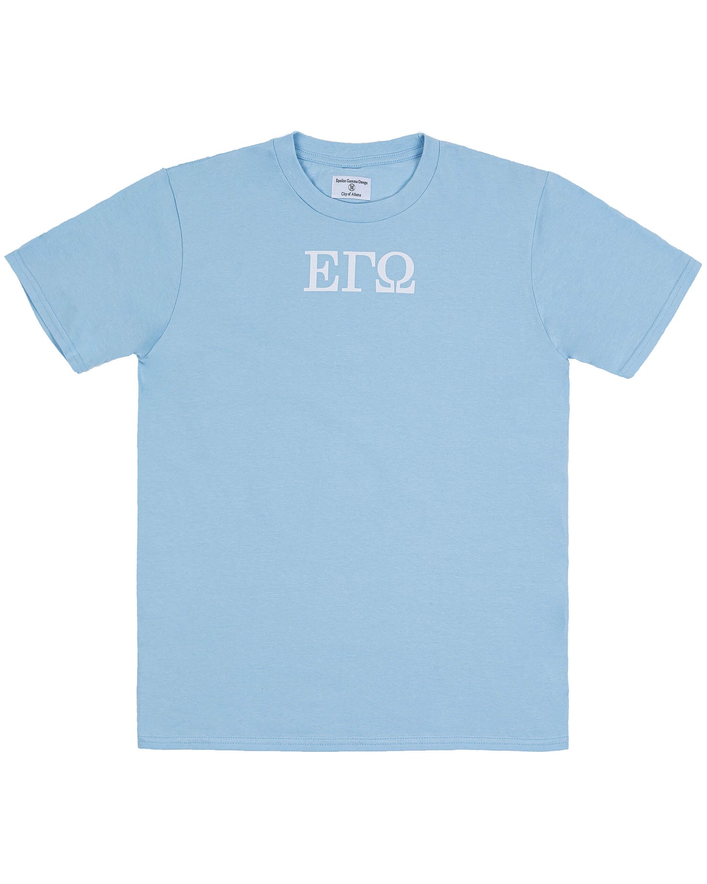 The baby blue t-shirt