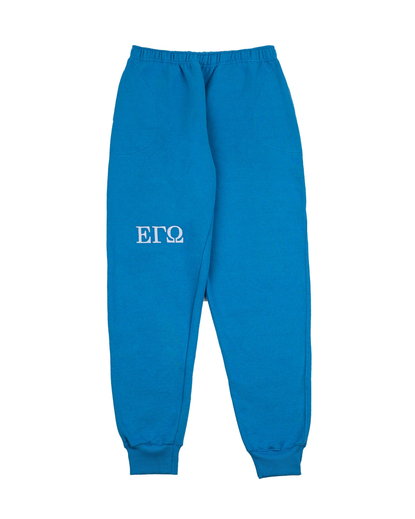 The baby blue sweat pants