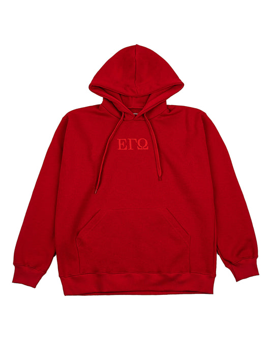 The red hoodie